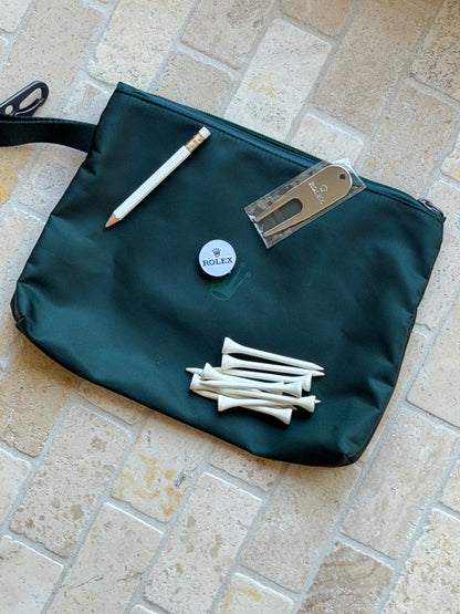 Rolex Golf Accessories Set with Pouch Divot Tool Ball Marker Tees | Collectors Gene