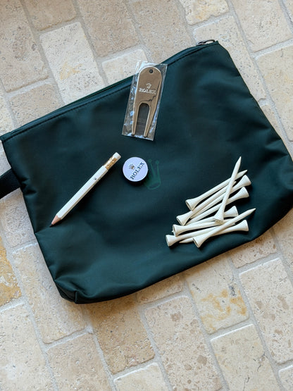 Rolex Golf Accessories Set with Pouch Divot Tool Ball Marker Tees | Collectors Gene