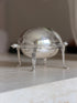 Rollover Butter Dish in Silver Plate with Original Glass Liner British c.1880 | Collectors Gene