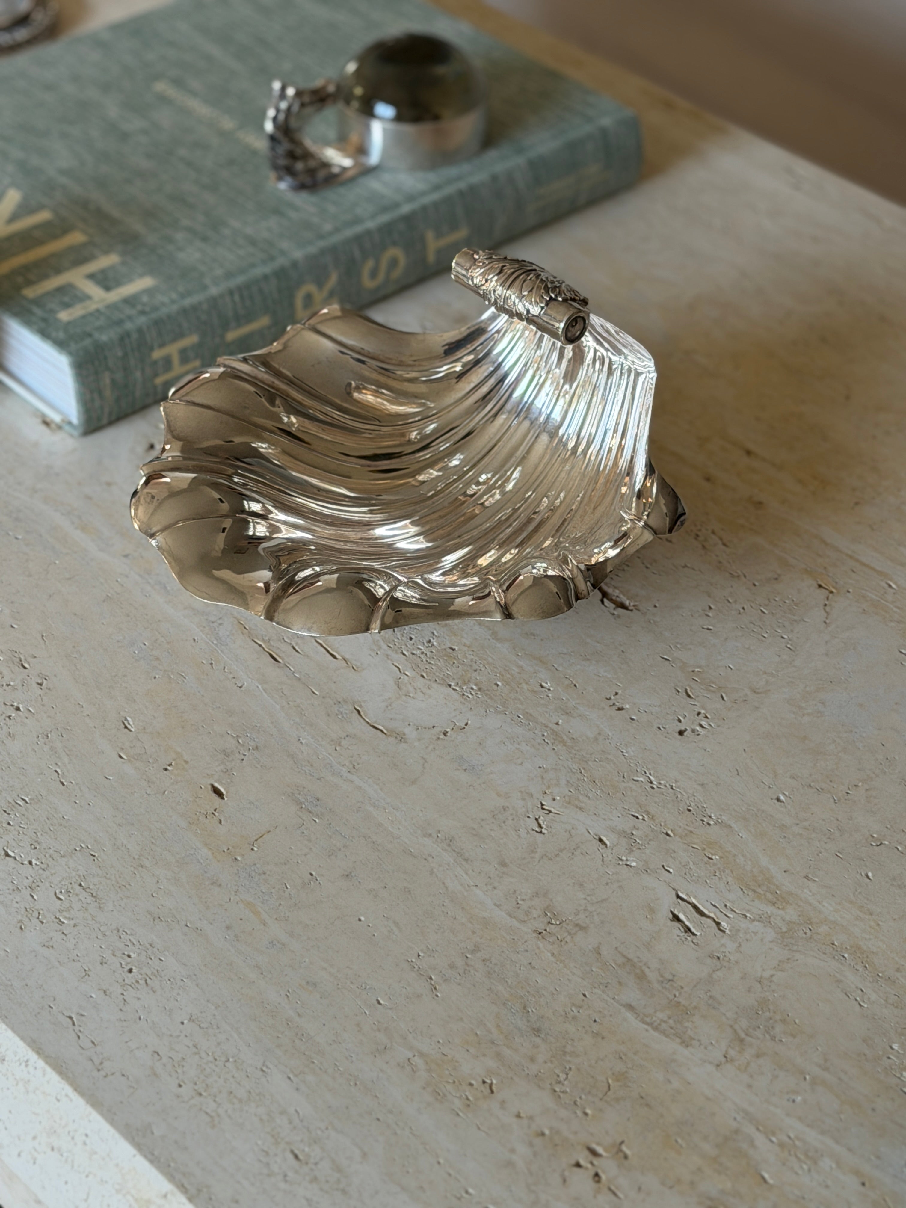 Shell Bowl with Paw Feet &amp; Wave Handle - Sheffield, England