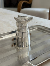 Silver-Plated Brass Fox Stirrup Cup | Collectors Gene Vintage Finds