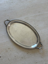 Silver-Plated Tray with Decorative Handles | Collectors Gene Vintage Shop
