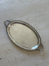 Silver-Plated Tray with Decorative Handles | Collectors Gene Vintage Shop