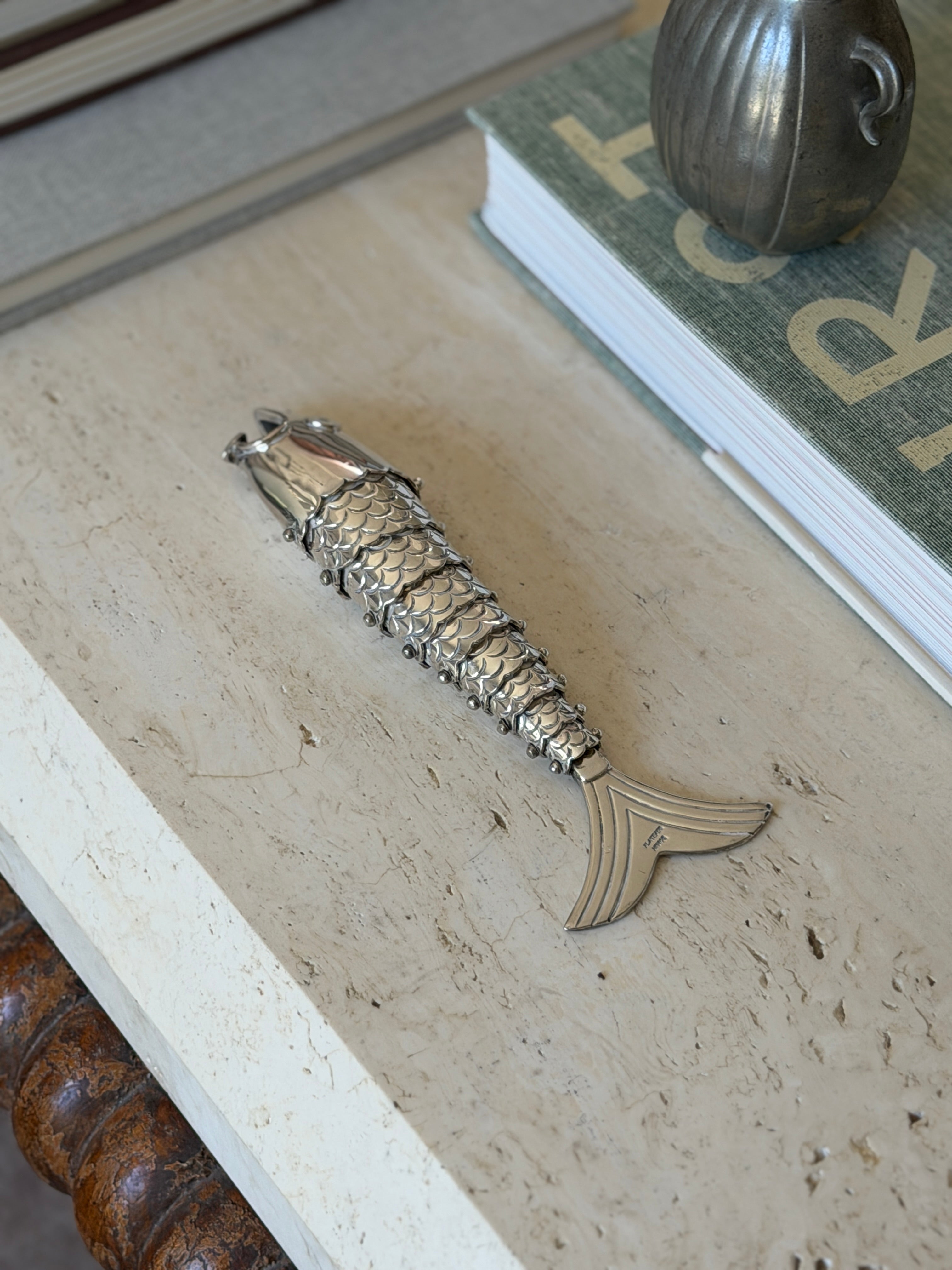 Silver Articulated Fish Bottle Opener - Made in Mexico
