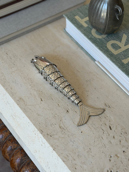 Silver Articulated Fish Bottle Opener - Made in Mexico