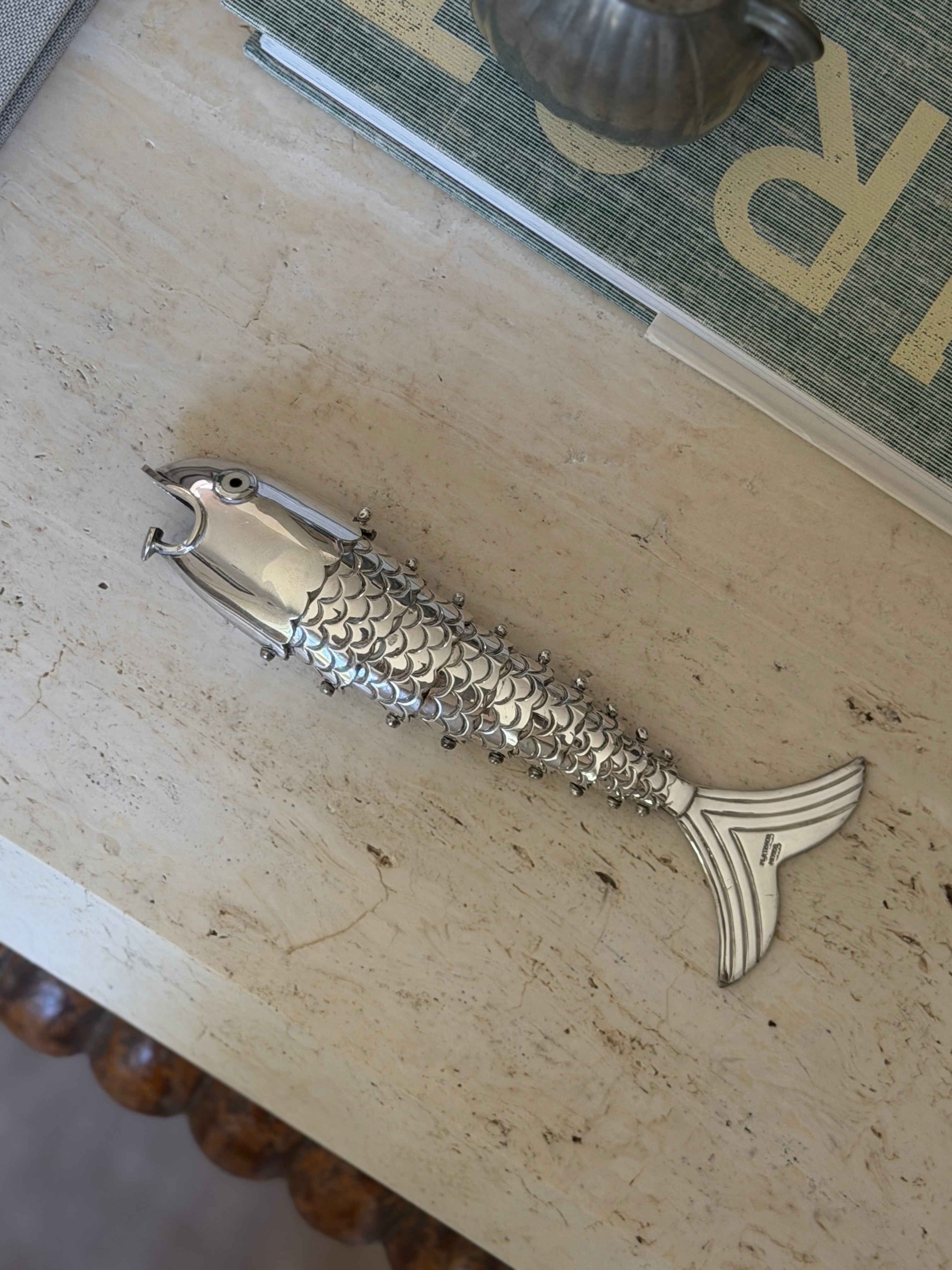 Silver Articulated Fish Bottle Opener - Made in Mexico