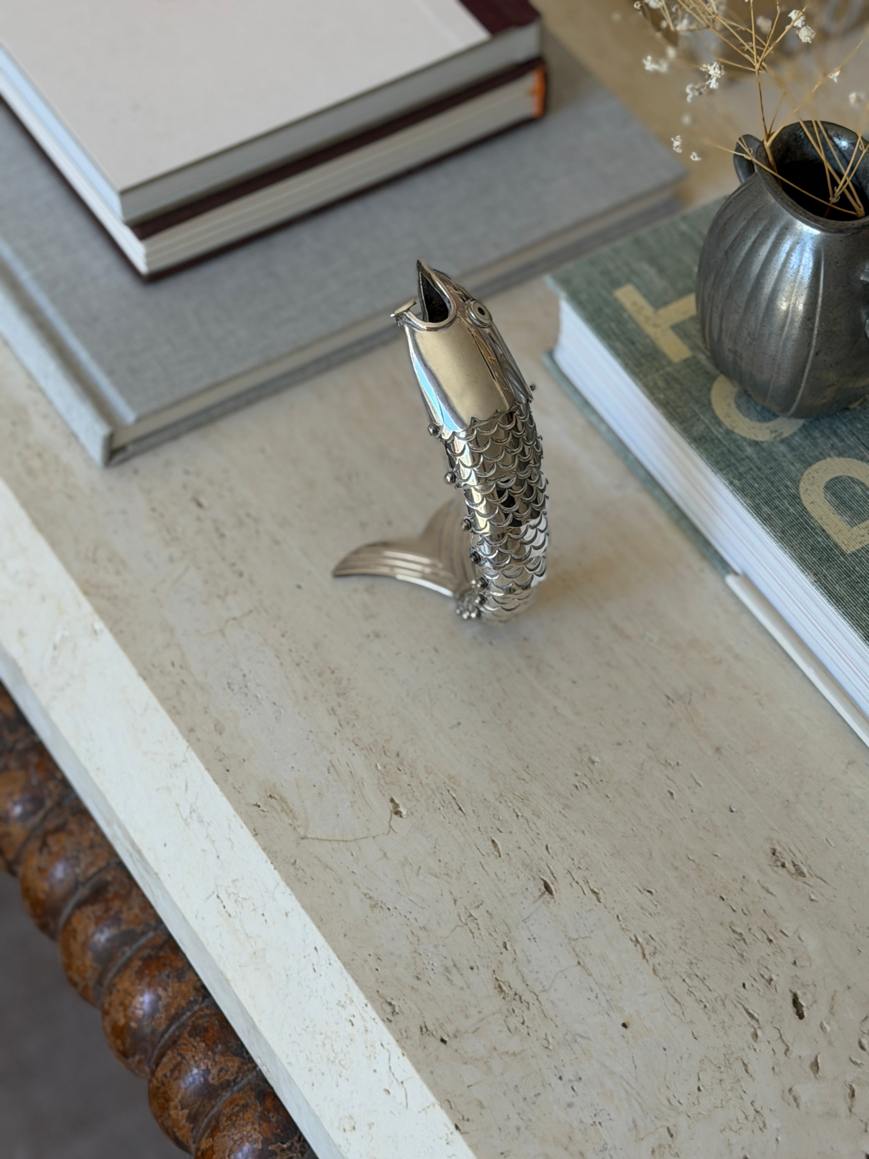 Silver Articulated Fish Bottle Opener - Made in Mexico
