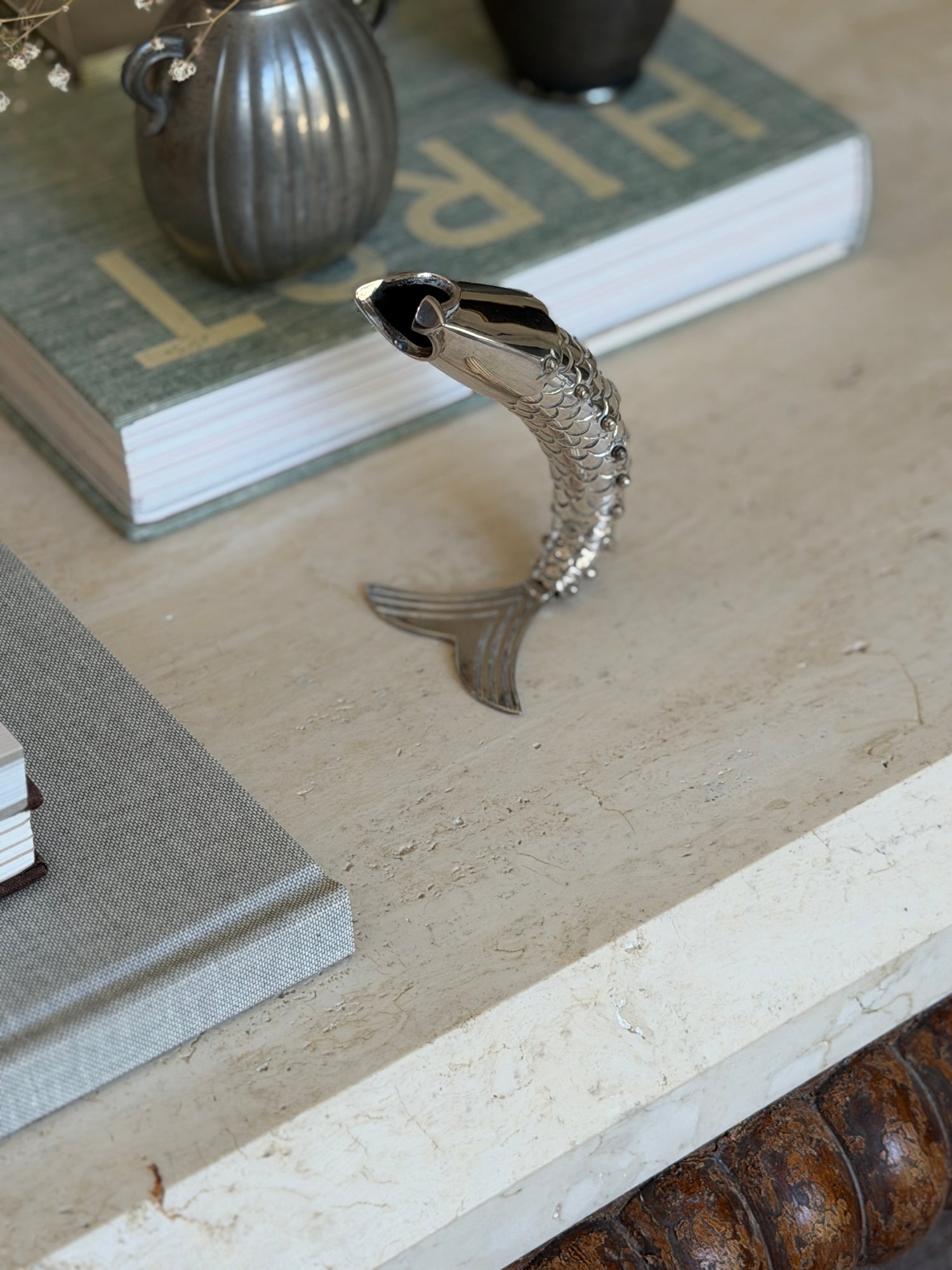 Silver Articulated Fish Bottle Opener - Made in Mexico