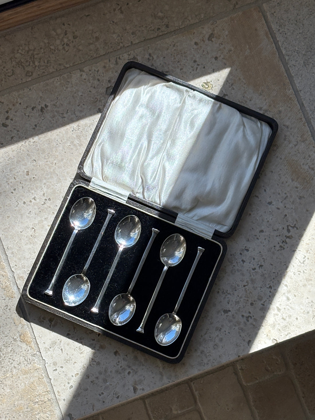 Silver Plated Demitasse Coffee Spoons in Original Box | Collectors Gene