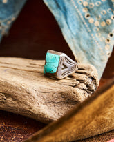 Square Turquoise Ring | Doug Bihlmaier