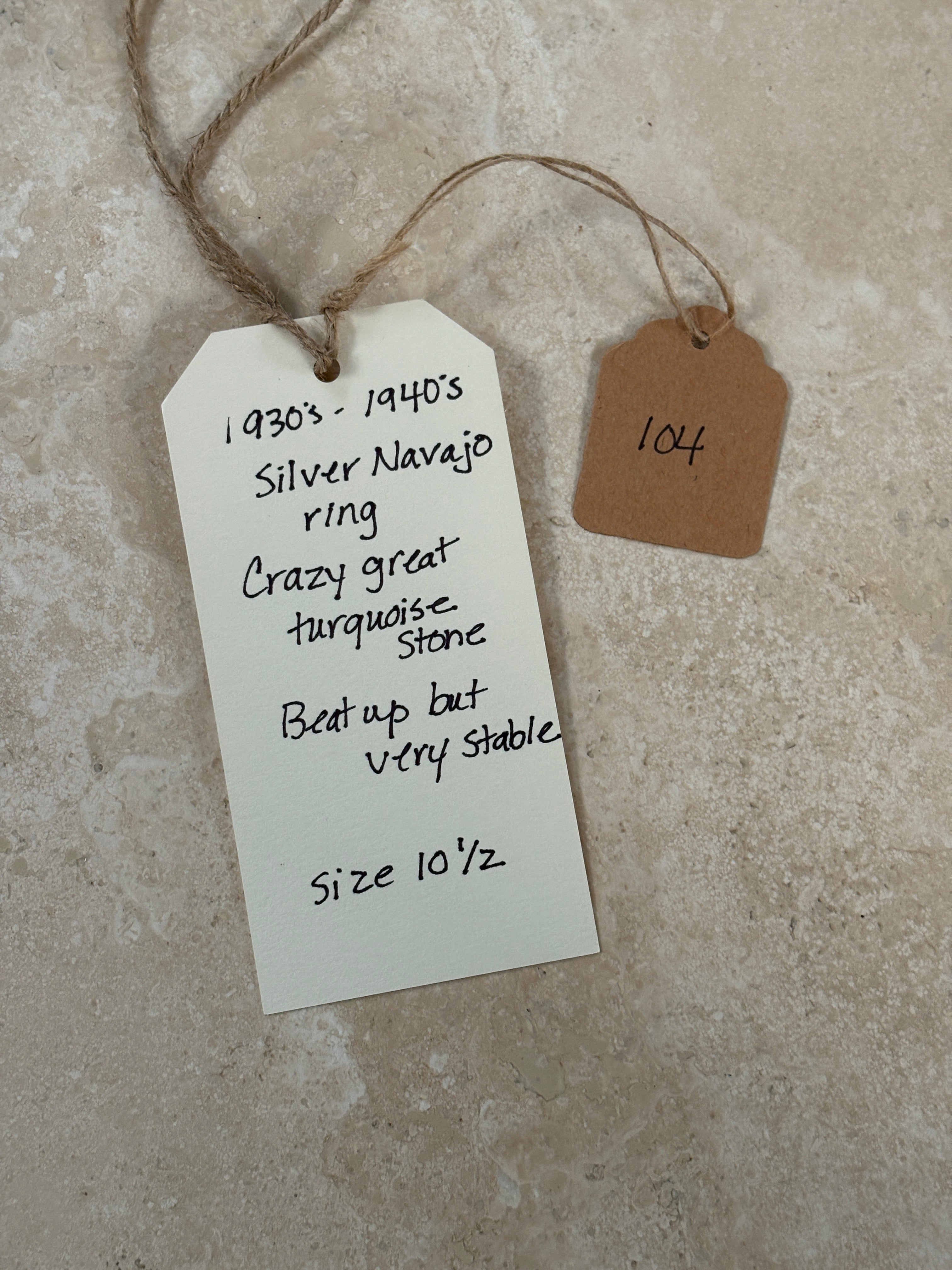 Square Turquoise Ring | Doug Bihlmaier