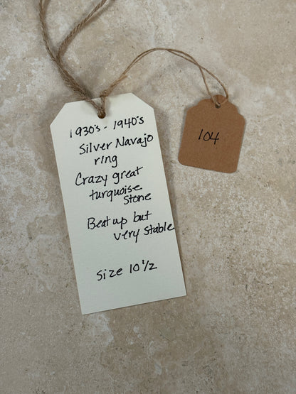 Square Turquoise Ring | Doug Bihlmaier