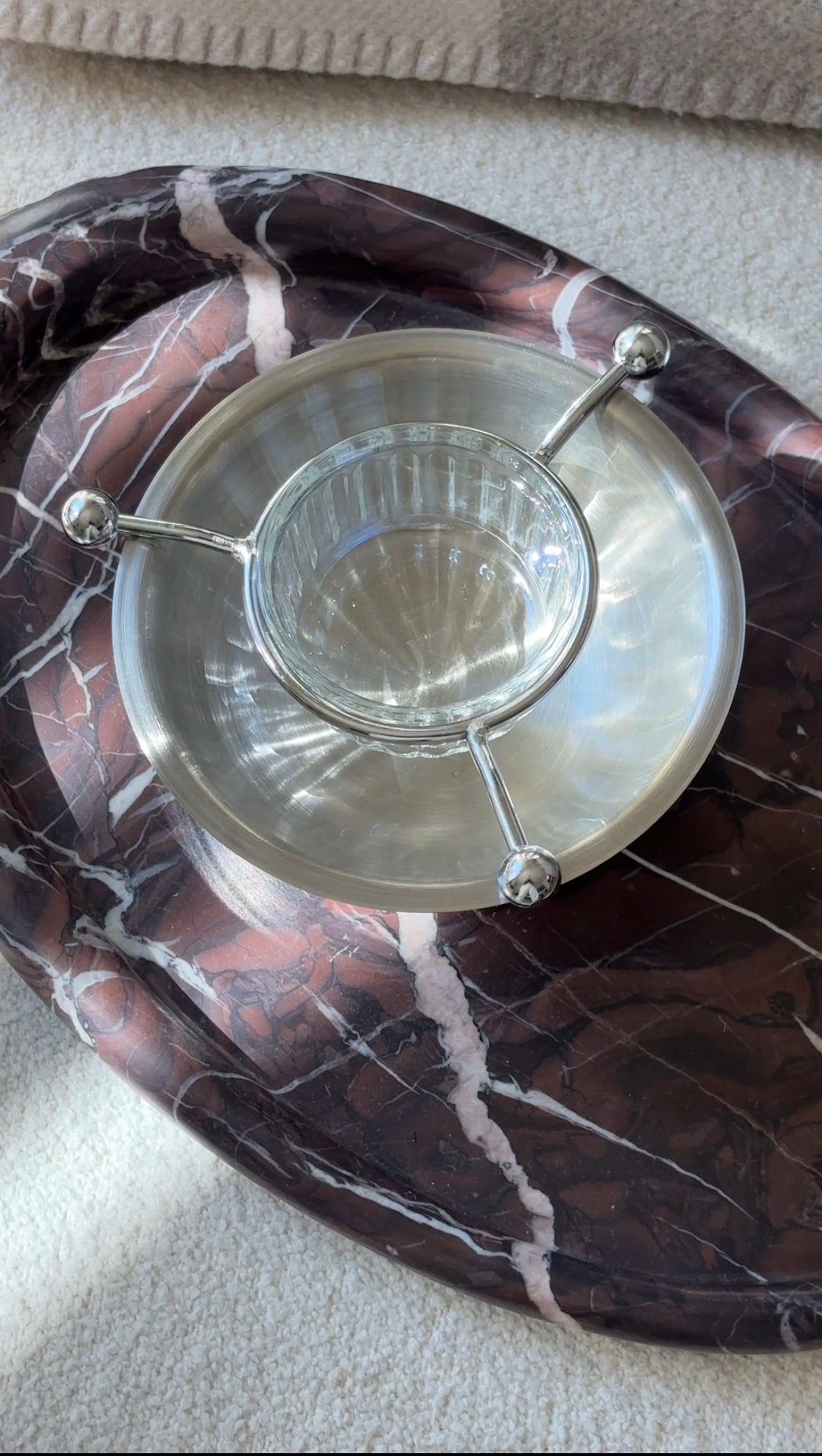 Stainless Steel Caviar Server | Collectors Gene Rare and Collectibles