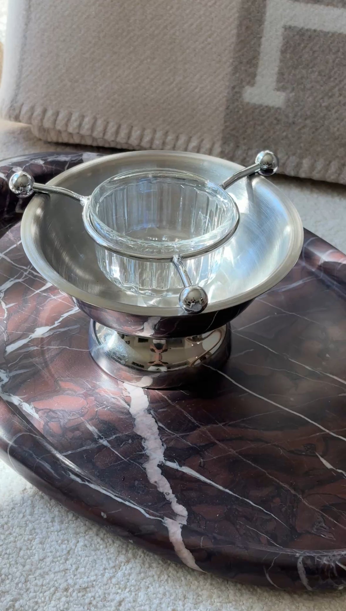 Stainless Steel Caviar Server | Collectors Gene Rare and Collectibles