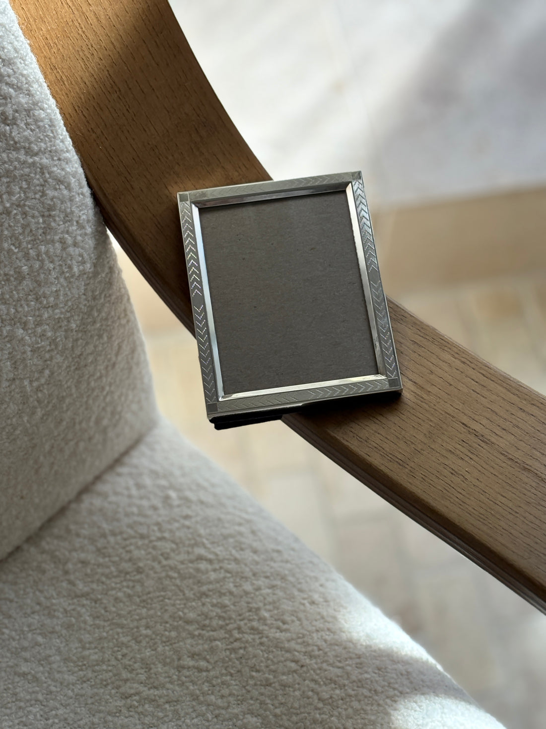 Sterling Silver Chevron Engraved Picture Frame - 4x3 | Collectors Gene