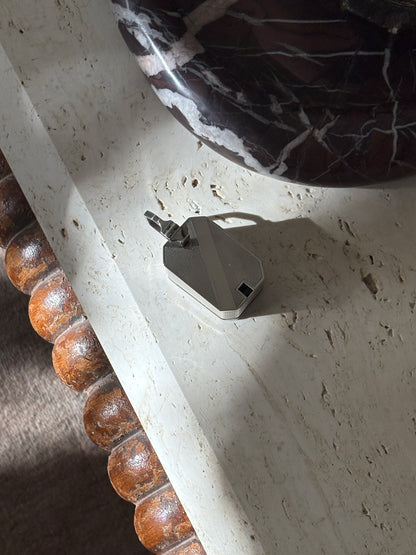 Sterling Silver Engine Turned Mustard Pot - c. 1939 | Collectors Gene