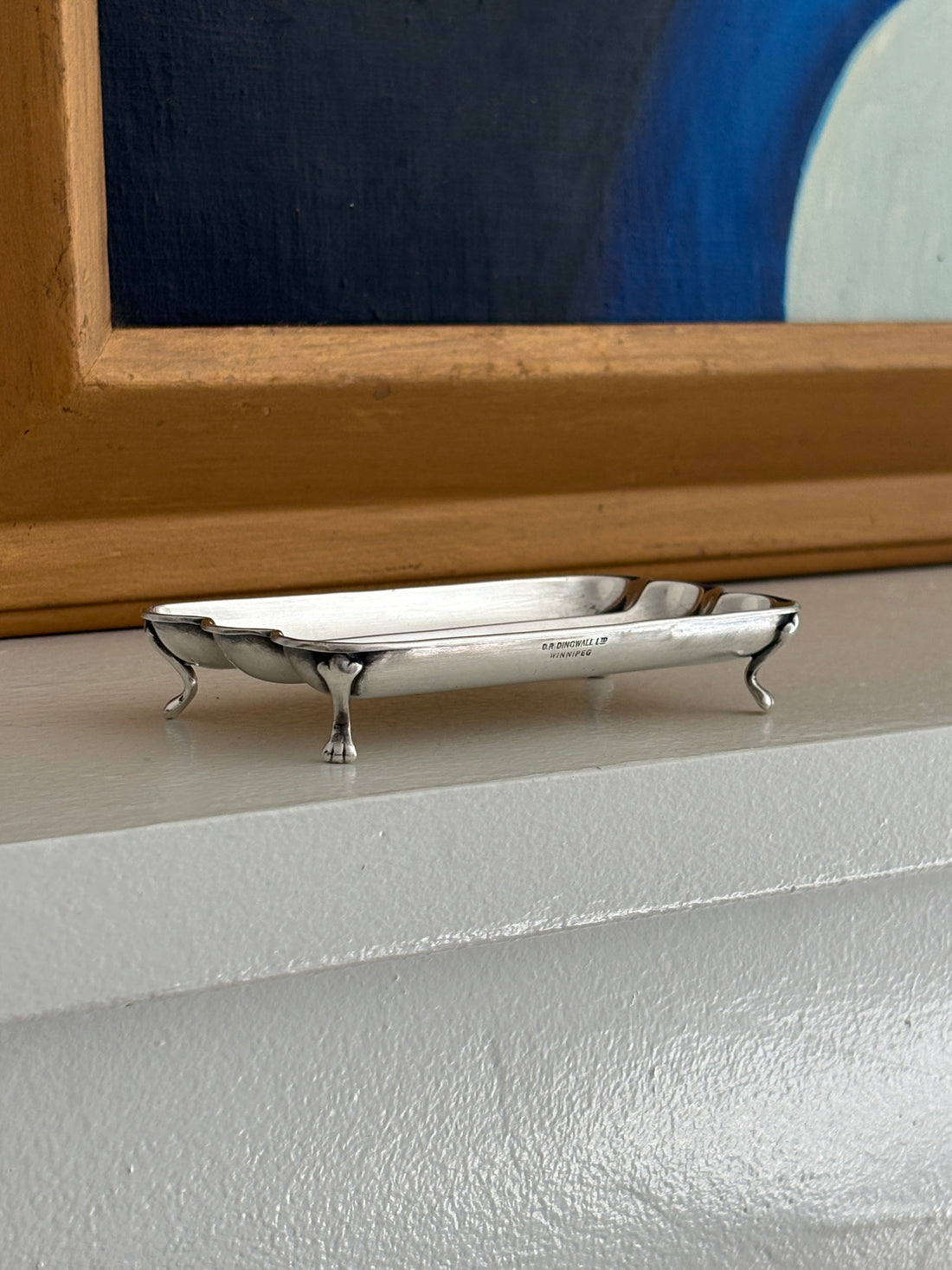 Sterling Silver Footed Cigar Tray – Birmingham 1921 | Collectors Gene