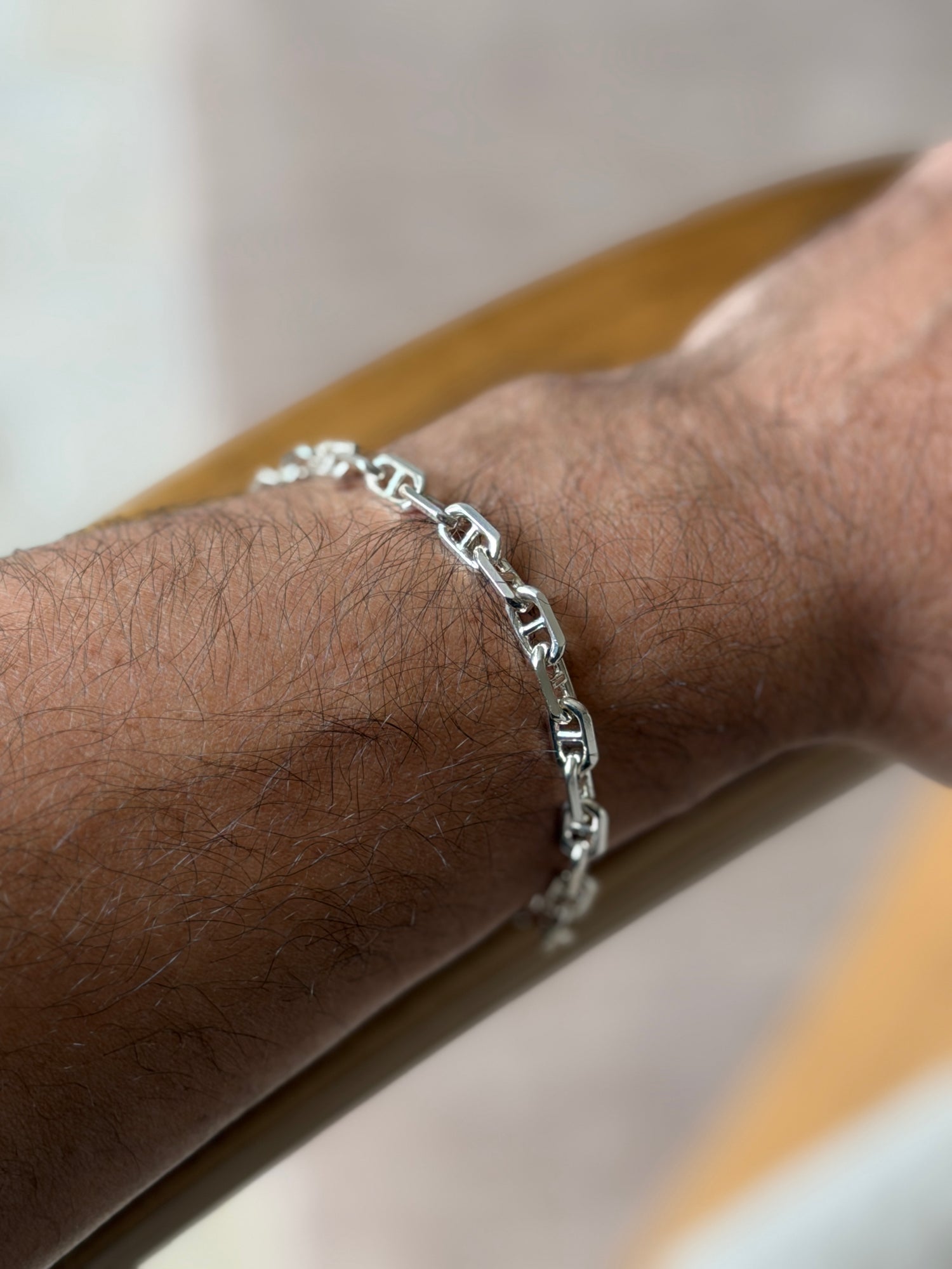 Sterling Silver Mariner Cable Link Bracelet | Collectors Gene