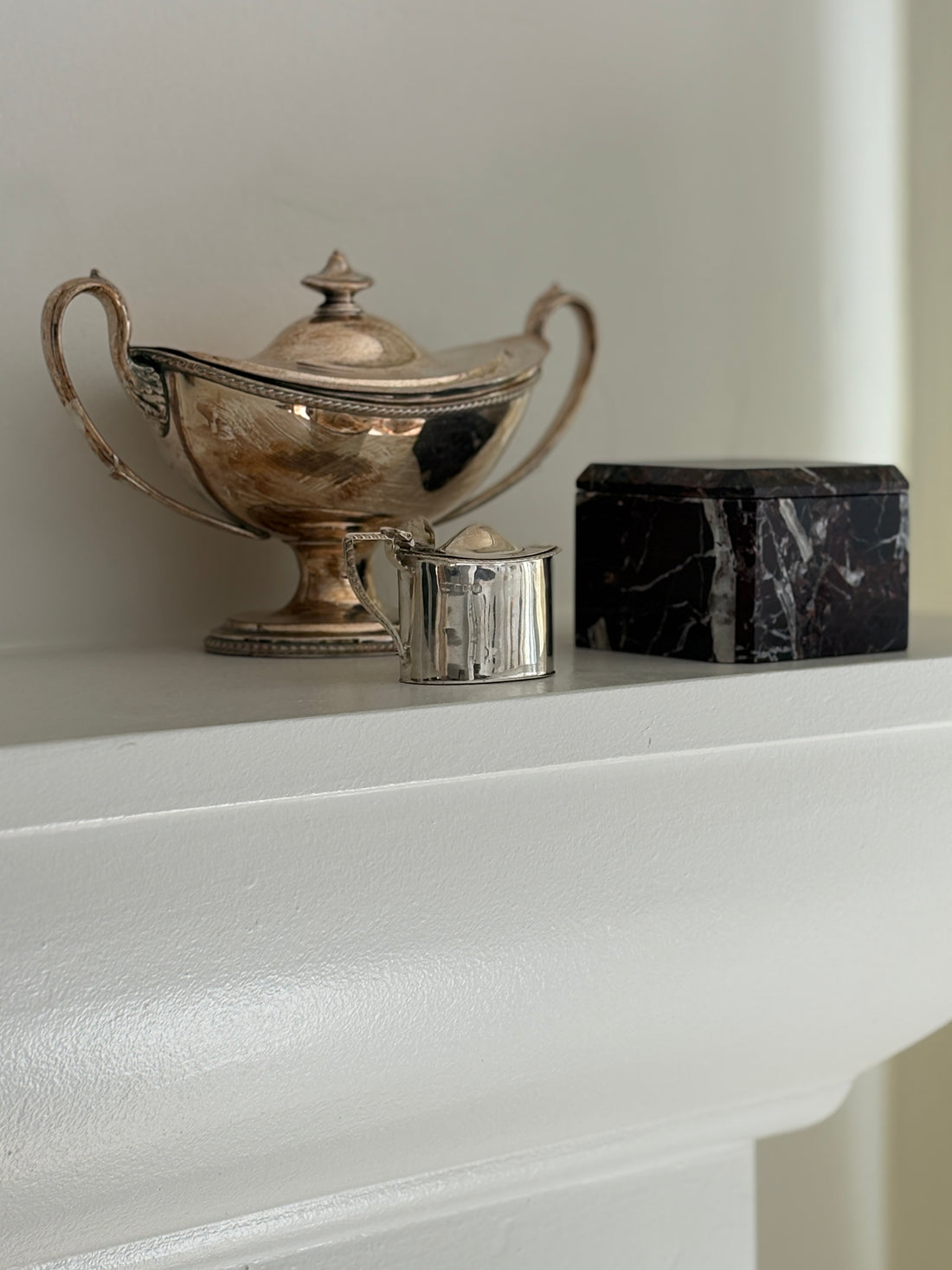 Sterling Silver Mustard Pot with Rope Rim by Blanckensee &amp; Son – Birmingham, 1907 | Collectors Gene