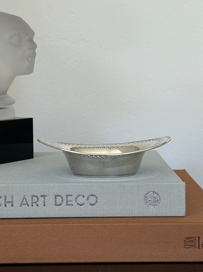 Sterling Silver Pierced Bon Bon Nut Bowl | Collectors Gene