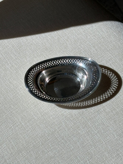 Sterling Silver Pierced Bon Bon Nut Bowl | Collectors Gene