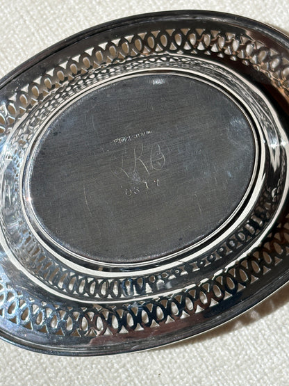 Sterling Silver Pierced Bon Bon Nut Bowl | Collectors Gene