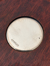 Sterling Silver Pierced Bottle Coaster with Turned Wood Base | Collectors Gene