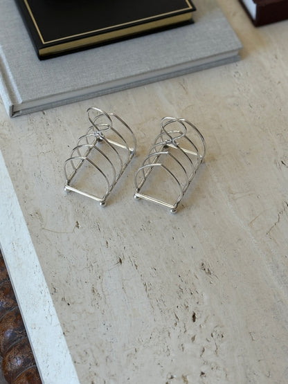 Sterling Silver Toast Rack - Birmingham c. 1908 | Collectors Gene
