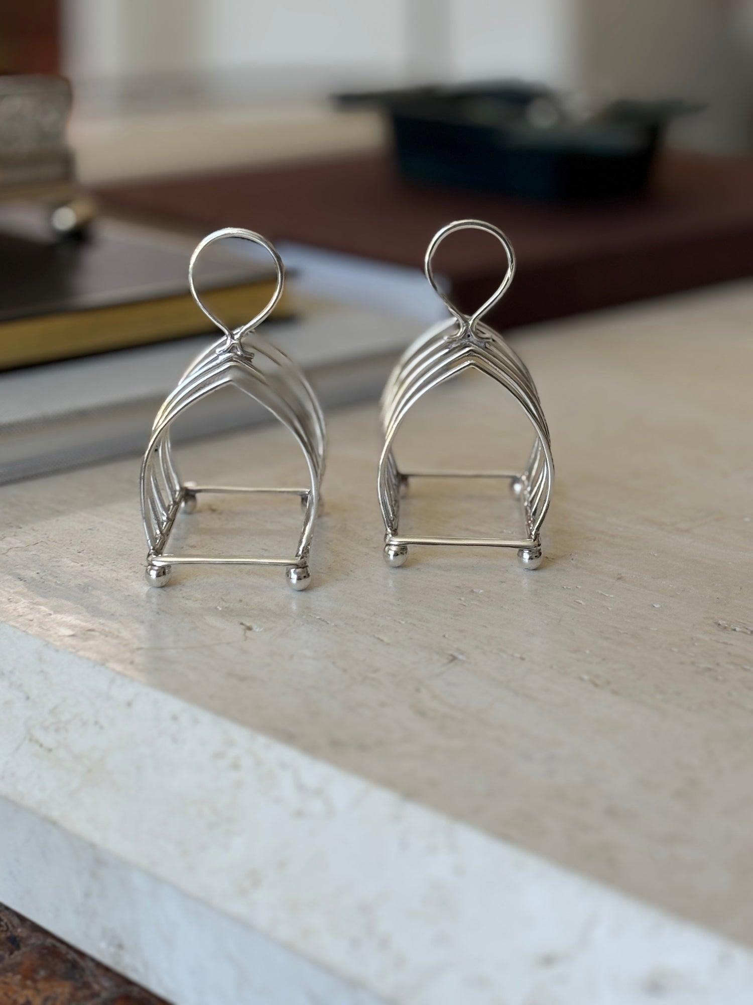 Sterling Silver Toast Rack - Birmingham c. 1908 1