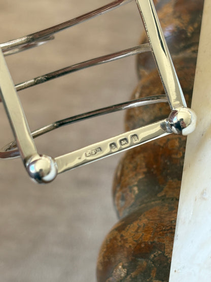 Sterling Silver Toast Rack - Birmingham c. 1908 | Collectors Gene