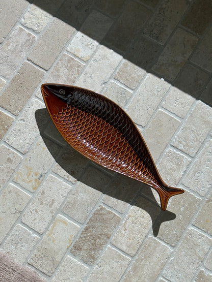 Stig Lindberg for Gustavsberg Mid Century Fish Plate - Sweden 1960s | Collectors Gene