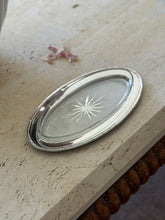 Swedish Grace Elongated Glass Nickel Silver Serving Dish by GAB Sweden | Collectors Gene