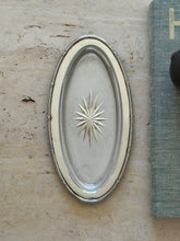 Swedish Grace Elongated Glass Nickel Silver Serving Dish by GAB Sweden | Collectors Gene