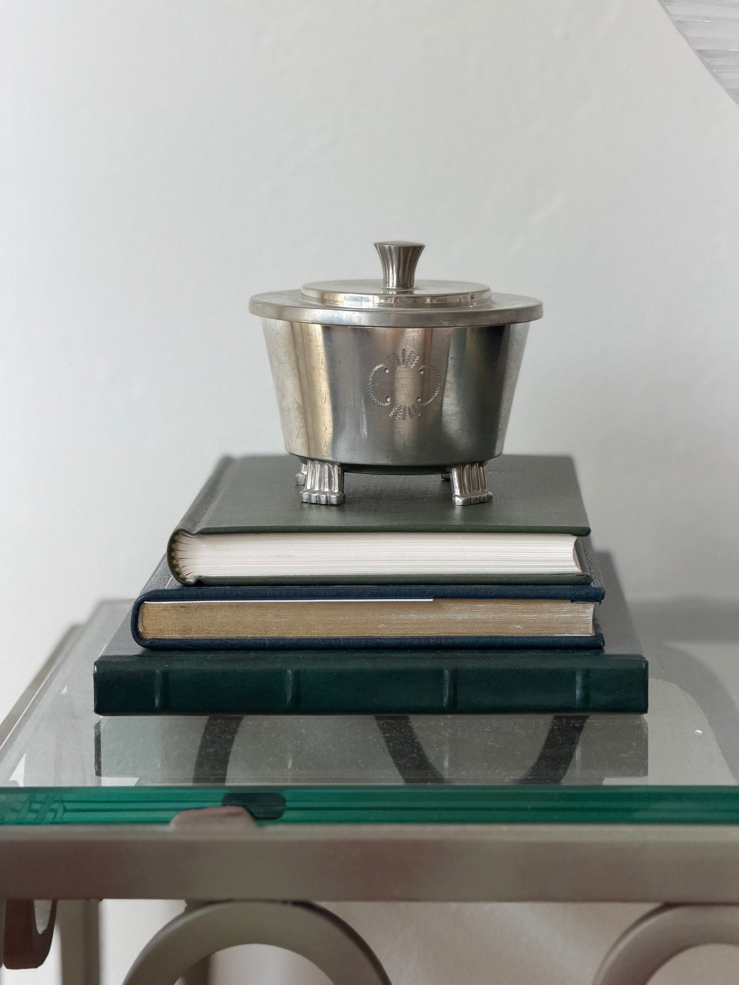 Swedish Grace Pewter Covered Bowl by Svenskt Tenn | Collectors Gene