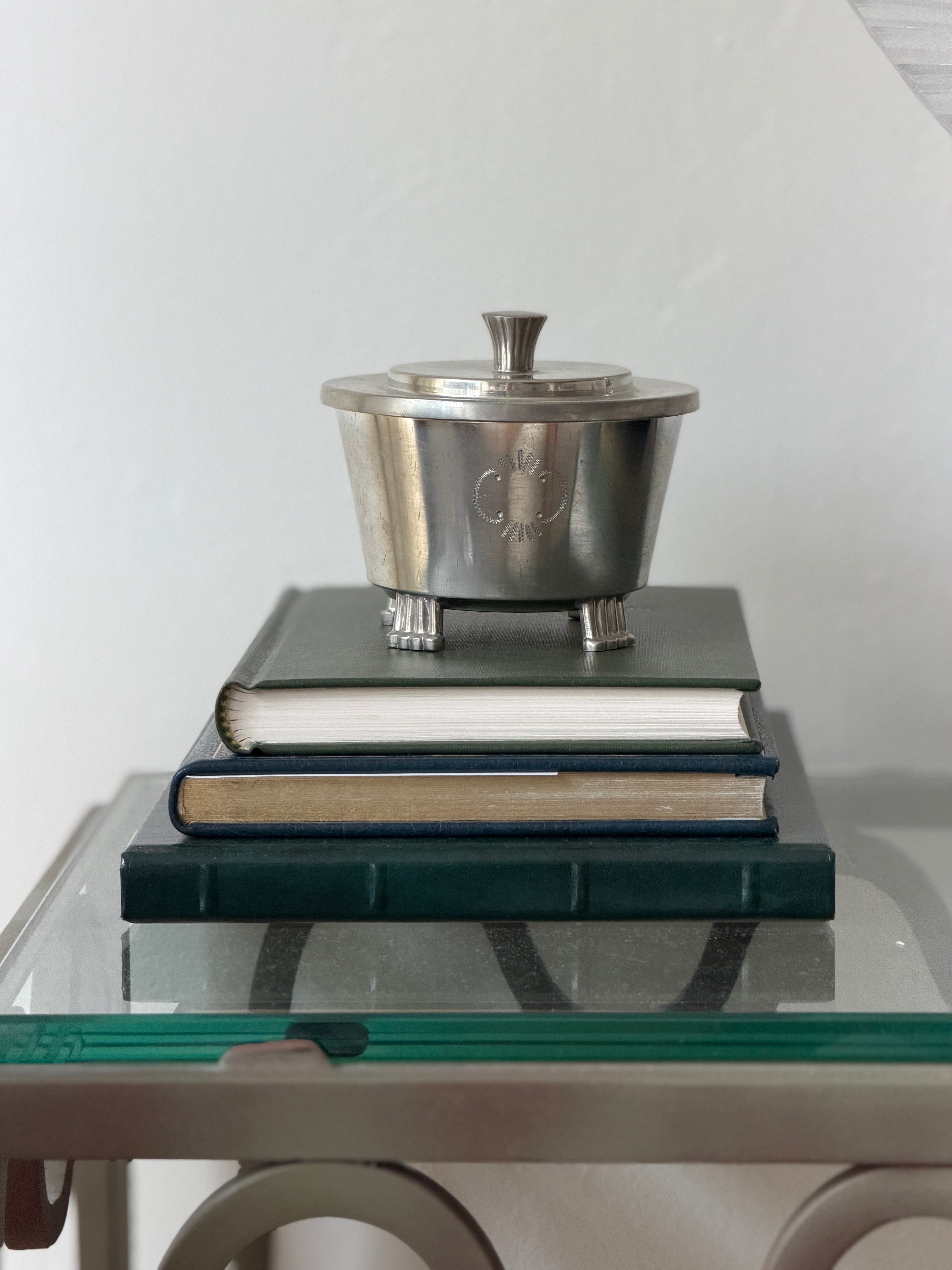 Swedish Grace Pewter Covered Bowl by Svenskt Tenn | Collectors Gene