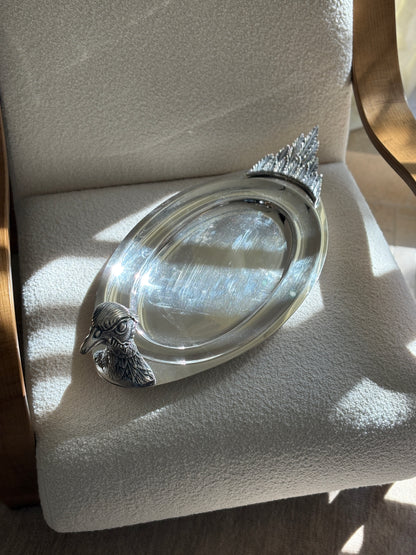 Teghini Firenze Pheasant Oval Serving Tray Platter | Collectors Gene