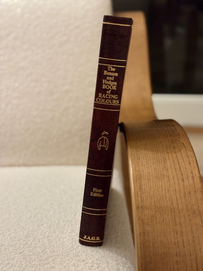The Benson and Hedges Book of Racing Colours – First Edition - Leather, 1973 | Collectors Gene