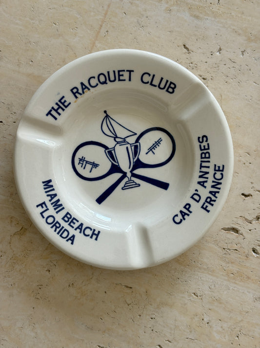 The Racquet Club Cap D'Antibes & Miami Beach Ashtray | Collectors Gene Vintage Finds