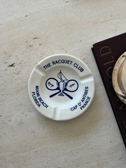 The Racquet Club Cap D'Antibes & Miami Beach Ashtray | Collectors Gene Vintage Shop