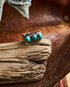 Three Stone Turquoise Ring | Doug Bihlmaier