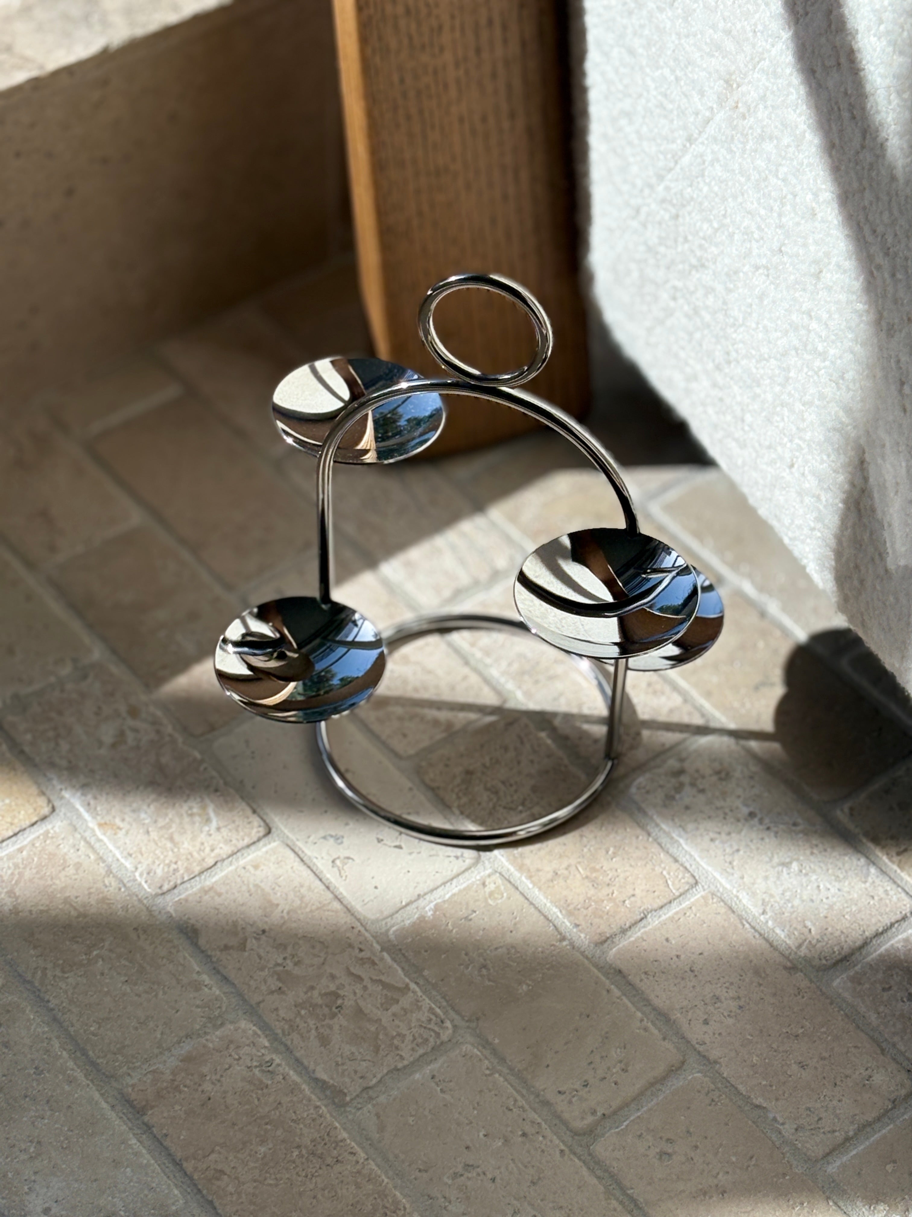 Tiered Pastry Stand in Stainless Steel Made in Italy | Collectors Gene