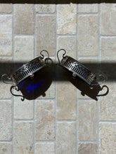 Tiffany & Co. Sterling Silver Pierced Salt Cellars with Cobalt Liners | Collector Gene