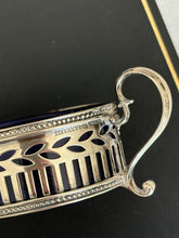 Tiffany & Co. Sterling Silver Pierced Salt Cellars with Cobalt Liners | Collector Gene
