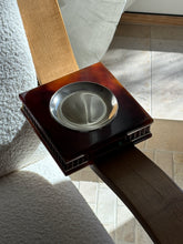 Tortoiseshell Catchall in Lucite with Chrome Dish - Italy 1970s | Collectors Gene
