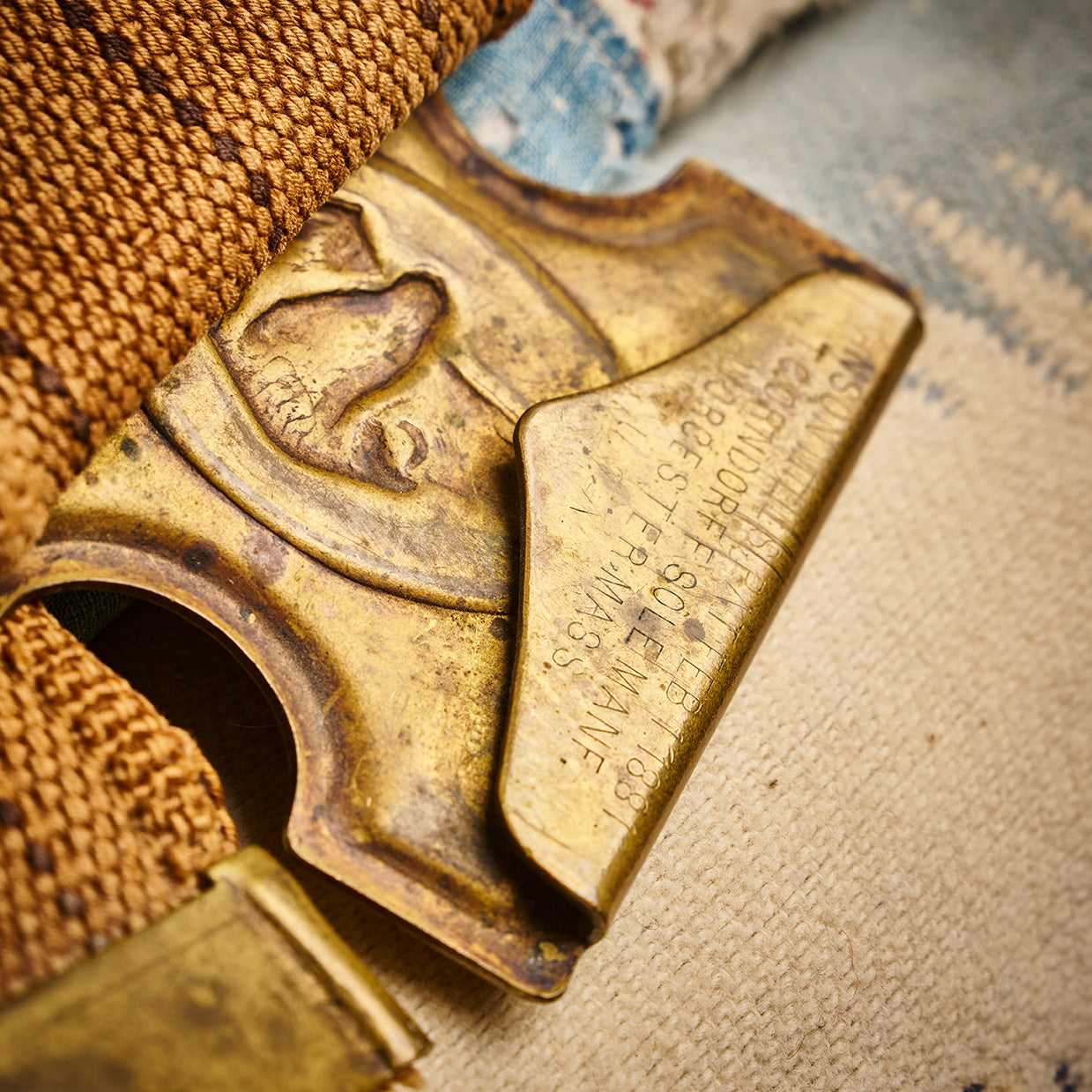 US Green Rusty Calvary Ammo Dog Head Belt | Doug Bihlmaier