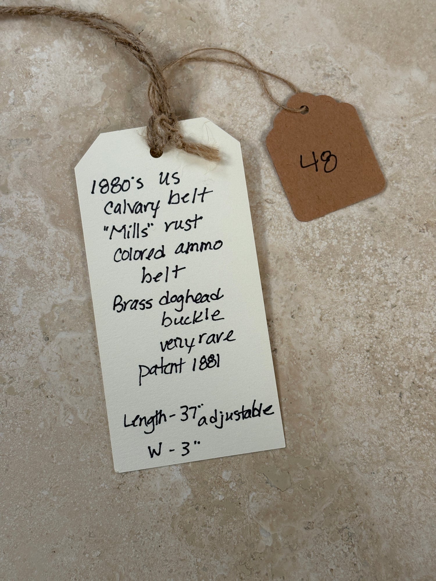 US Green Rusty Calvary Ammo Dog Head Belt | Doug Bihlmaier