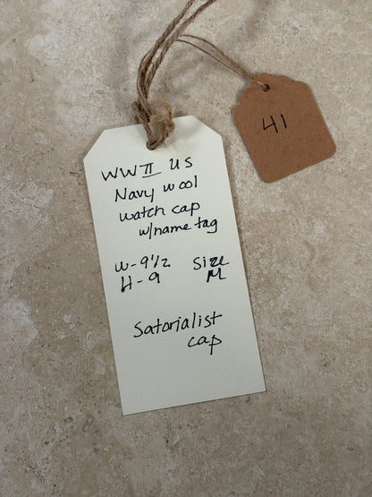 US Navy Issued WWII Navy Watch Cap | Doug Bihlmaier