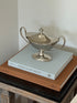 Urn with Handles and Lid in Chrome-Plated Metal | Collectors Gene