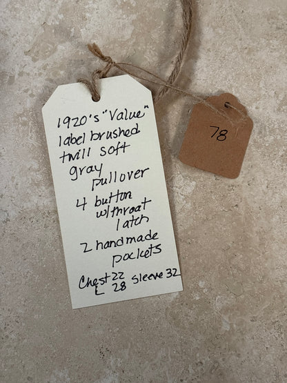 Value Gray Quarter Button Shirt | Doug Bihlmaier