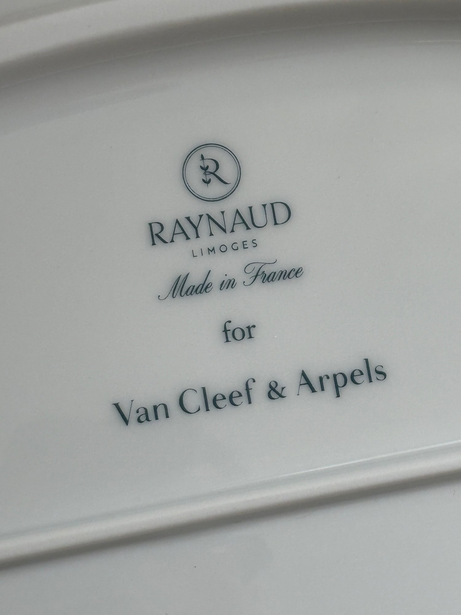 Van Cleef &amp; Arpels Porcelain Floral Oval Serving Dish by Raynaud Limoges | Collectors Gene